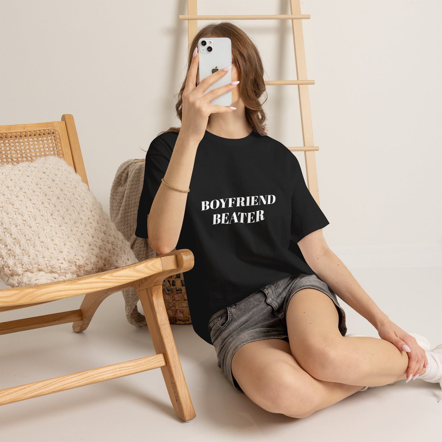 " boyfriend beater "  t shirt