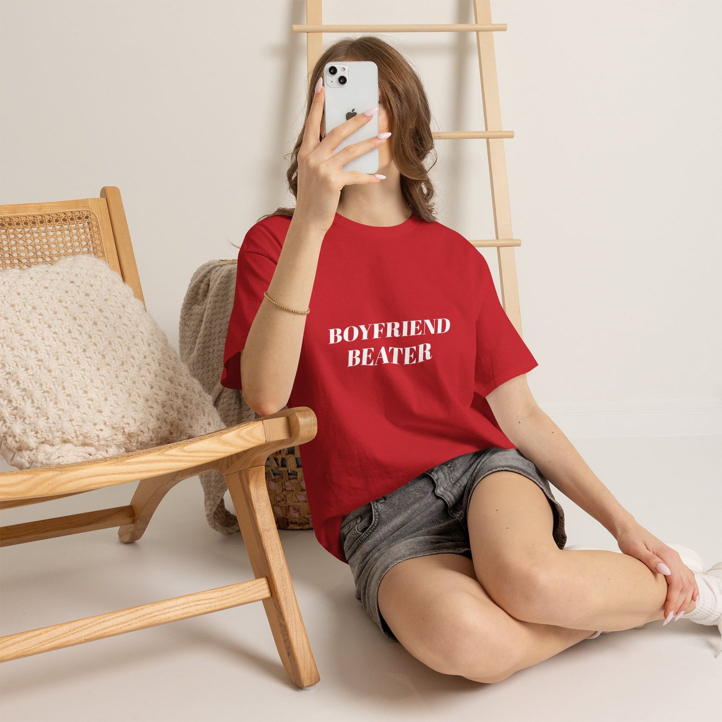 " boyfriend beater "  t shirt